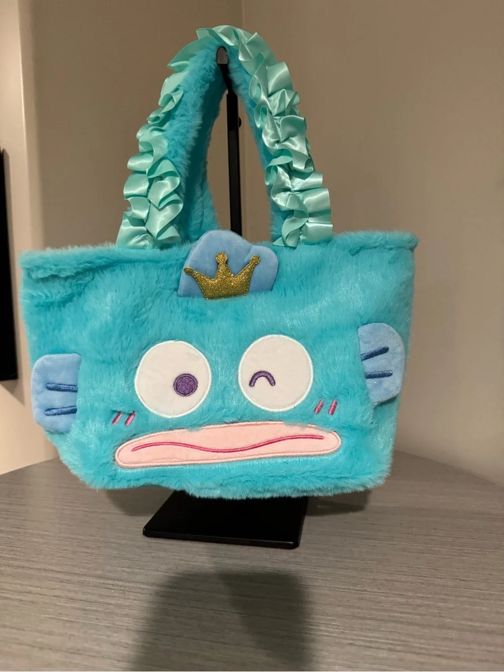 Sanrio Hangyodon - Hangy Character Tote with Gold Crown